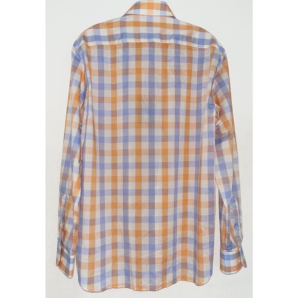 Paul And Shark Shirt Men EU 41 (US L / 16.5) Multicolor Square Logo Lightweight - Picture 2 of 13